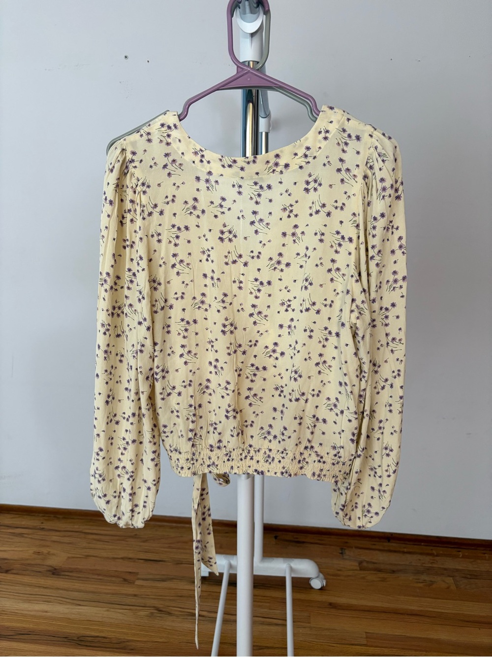 AE Floral Wrap Blouse - Picture 2 of 5